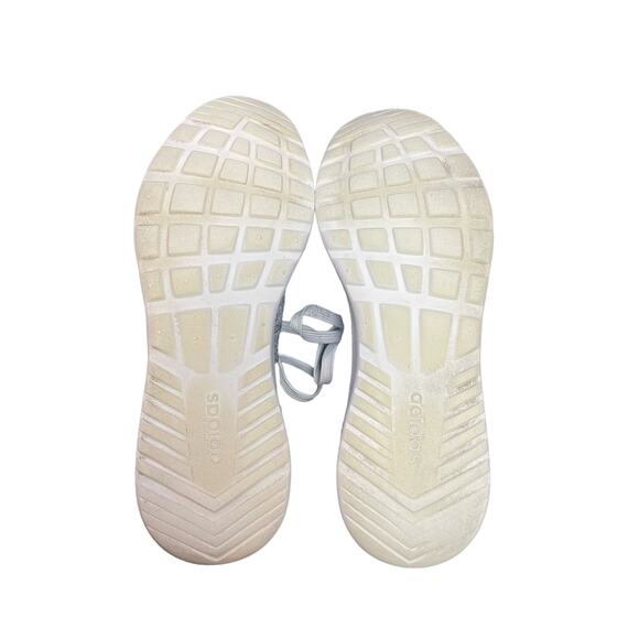 Adidas Cloudfoam Pure DB0695 White Running Shoes‎ Sneakers Womens Size 7.5 - Picture 4 of 9